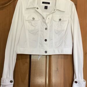 White House Black Market Ivory Jacket